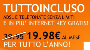 infostrada tutto incluso adsl