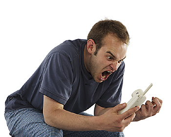 angry phone call