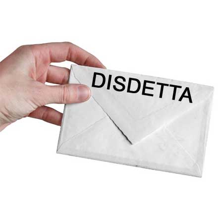 disdetta